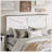 Queen Wood Platform Bed Frame with Headboard and Large Under Bed Storage, White-602087597