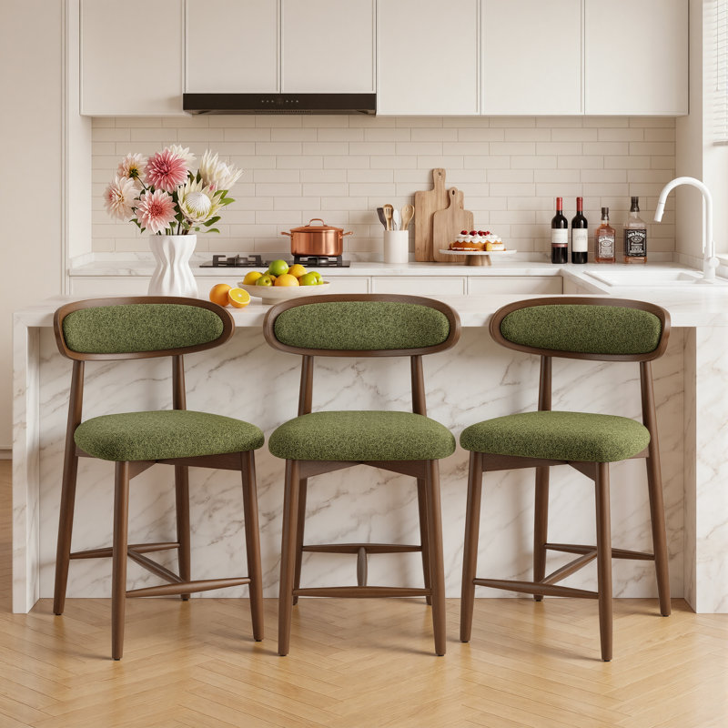 Tabouret de bar 24,8 po H 24,8 po, Vert
