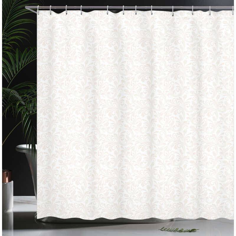 Shower Curtain Set + Hooks, 84" H x 69" W