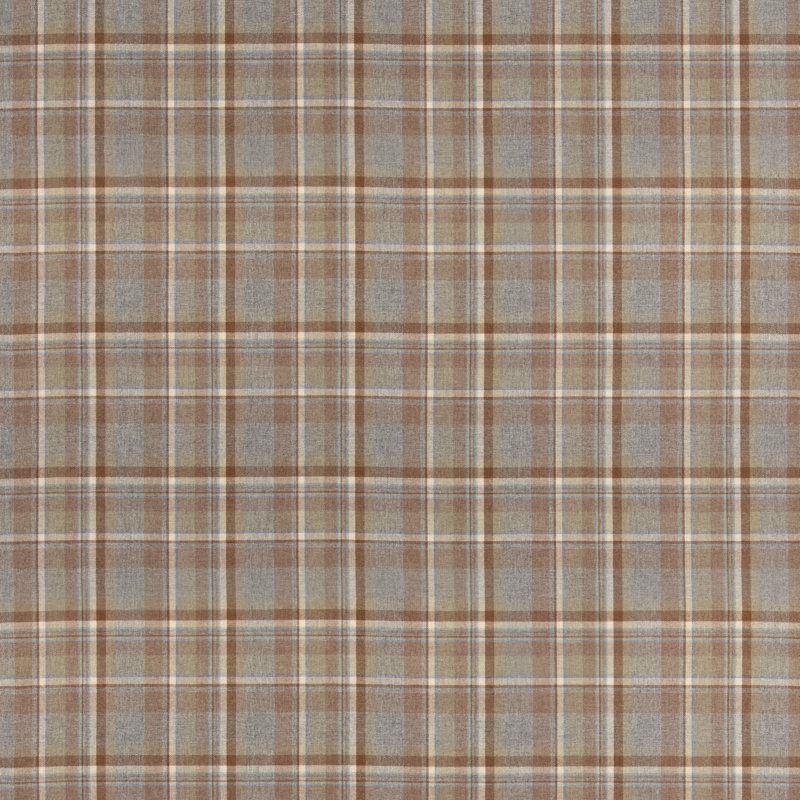 Lindisfarne Plaid, Fawn/Aqua