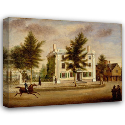 «Pickman-Derby House, 70 Washington Street, Salem, Massachusetts» par Mary Jane Derby - Art mural sur toile tendue
