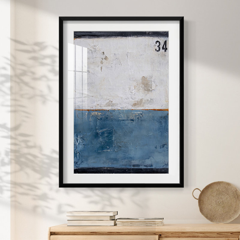Take 34 -Framed Print, 28.5" H x 20.5" W, Black