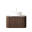 Meuble-lavabo en bois massif rayé 24 po avec lavabo Dina-2075081577