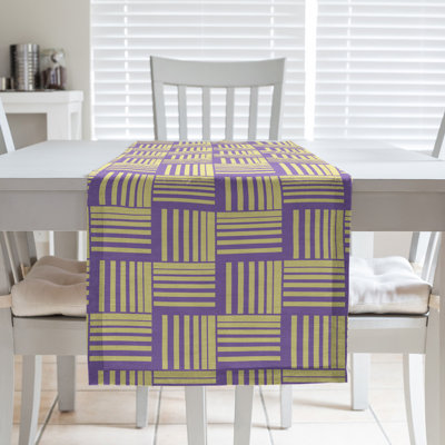 Fractured Stripes Table Runner