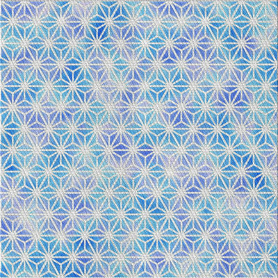 Tapis de zone bleue à motifs
