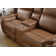 Caleb 2 Piece Microsuede Manual Reclining Living Room Set with Cupholder & Storage