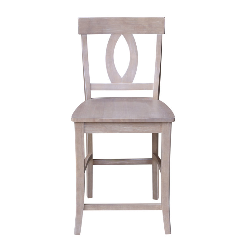 Tabouret de bar 24 po Ludivine, Taupe-gris délavé