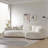 Curved Sofa with Ingenious Shape Beige