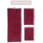 Schoenberger 100% Cotton Bath Rugs (Set of 3)-1139159612