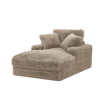 Bredwardine Faux Fur Upholstered Chaise