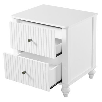 Compact Space-Saving Nightstand, Easy Assembly Multi-Use End Table for Small Spaces