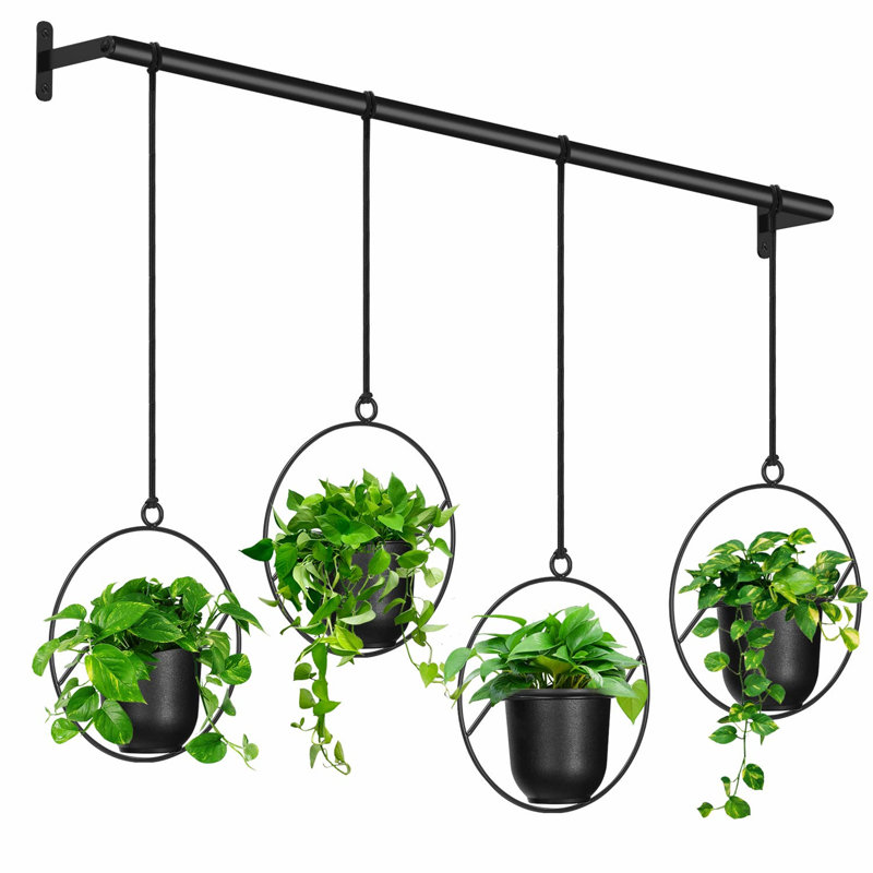 Jardinières suspendues 4 pièces Kavious