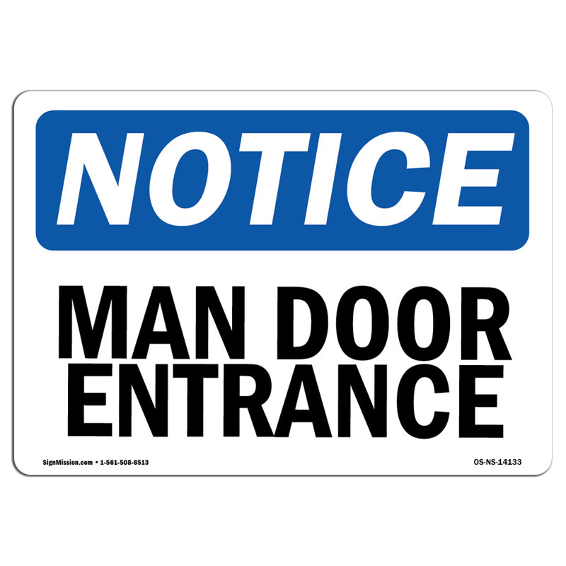 Enseigne d'homme 24 po x 18 po