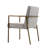 Mikas Light Grey Dining Arm Chair