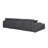 3 - Piece Corduroy Double-Chaise Sectional-938107488