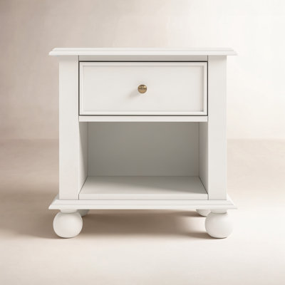 1-Drawer Mahogany Nightstand