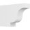3"W x 8"H x 12"L Standard Newport Architectural Grade PVC Rafter Tail