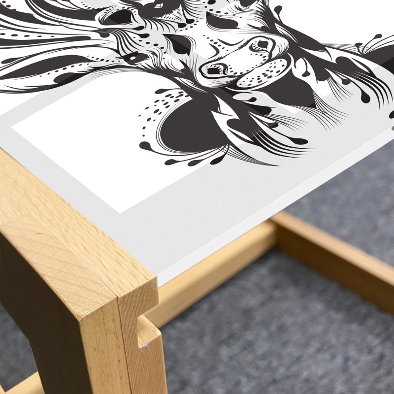 Innocenza Sled Coffee Table, 62cm H x 74cm W x 40cm D