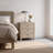 Modern 3 Drawers Nightstand With Rounded Table Corners-1957511904