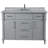 48” Single Vanity Set With White Carrara Marble Top and Mirror-496726691