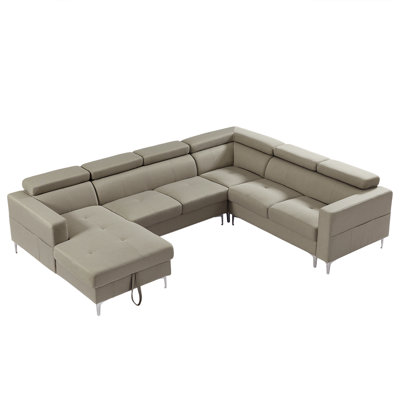 Canapé modulaire rembourré 4 pièces Kashika