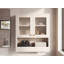 Armoire murale de salle de bain avec portes en acrylique OMCHOM