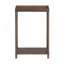Tables de bout étroites avec tablette, ensemble de 2-948586908
