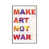 White Floater Framed
