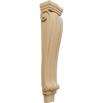 Grand corbeau traditionnel en aulne l 6 3/4 po x P 4 1/4 po x H 27 1/2 po (paquet de 2)