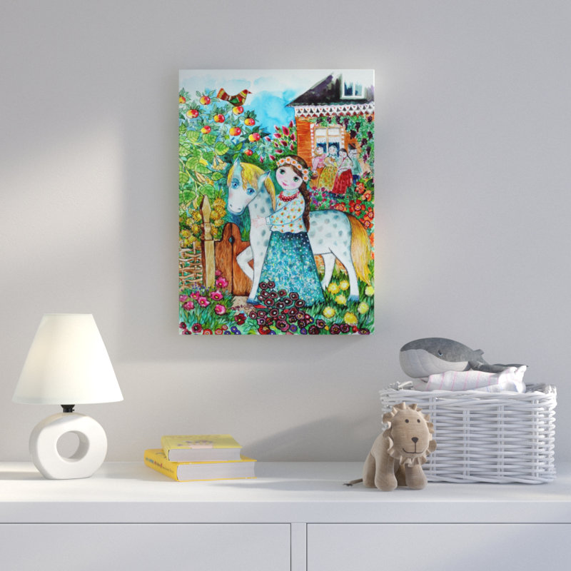 « russian summer », art sur toile, H 19 po x l 14 po