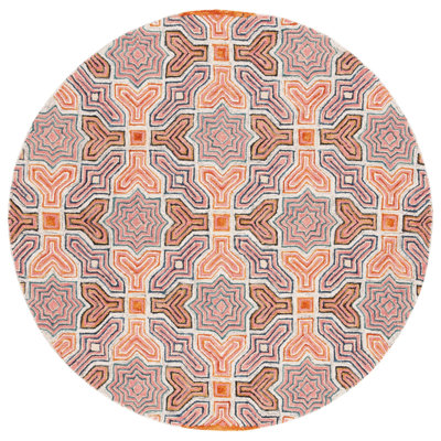 Deyoung Hand Tufted Wool Geometric Rug