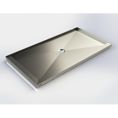 Base de douche à double seuil l 60 po x p 36 po