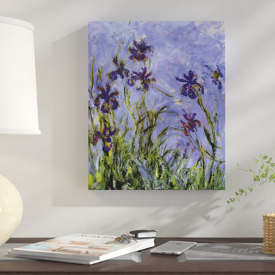 " Irises (Detail) " by Claude Monet