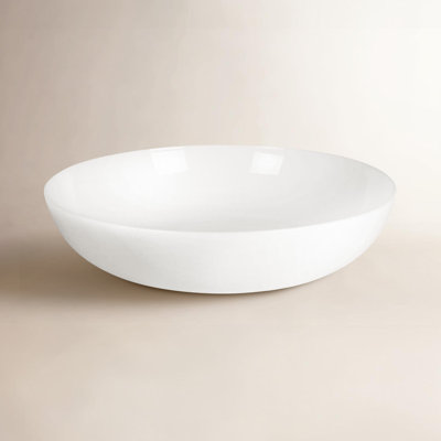 Nevaeh White Bone China Pasta Bowl