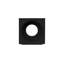 Void Side Table, Black Stone