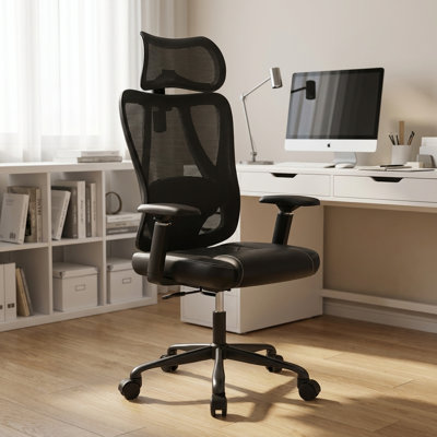 Ergonomic Mesh Office Chair with 4D  Lumbar Support /Adjustable Armrest / Reclining Gaming Chair/Synchro Tilt for 300lbs