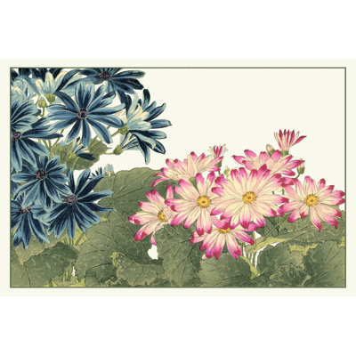 Japanese Flower Garden IV by Konan Tanigami - Wrapped Canvas Painting