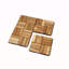 30 carreaux de terrasse imbriqués à carreaux, plancher de bois franc carré en acacia 12 "x 12" pour patio, banc, côté piscine-114239428