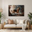«Dogs East European Shepherd Brown», art mural en métal-2134888434