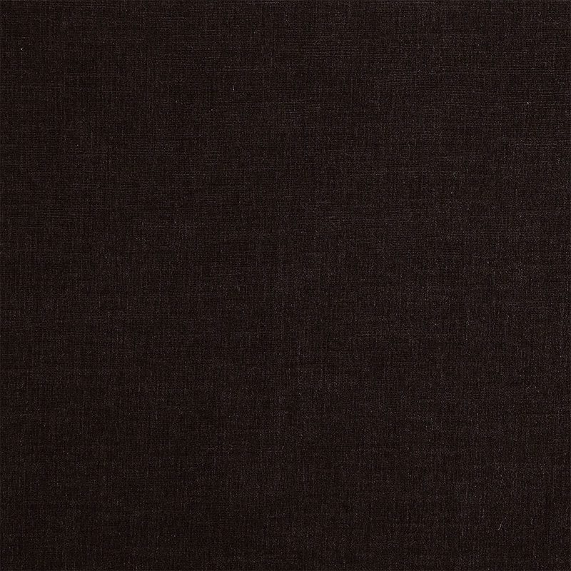 Rectangular Fabric Upholstered Ottoman, Dark Chocolate
