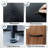 4 Drawer Dresser for Bedroom, Narrow Chest of Drawers, Wooden Top and Study Iron Frame 18"x37.5"-(WxH)