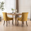 Bronze Nail Head Upholstered Side Dining Chair-178203152