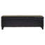 Banc de rangement rembourré en similicuir -15808660