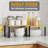 Cabinet Shelf Organizers 2 Pack, Kitchen Counter Rack Shelves Riser