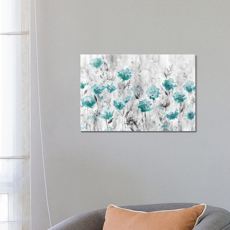Poppy Garden by Carol Robinson - Painting on Canvas, Wrapped Canvas, 66.04 cm H x 45.72 cm W x 1.91 cm D