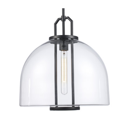 Luminaire suspendu en forme de dôme à 1 lumière Benda