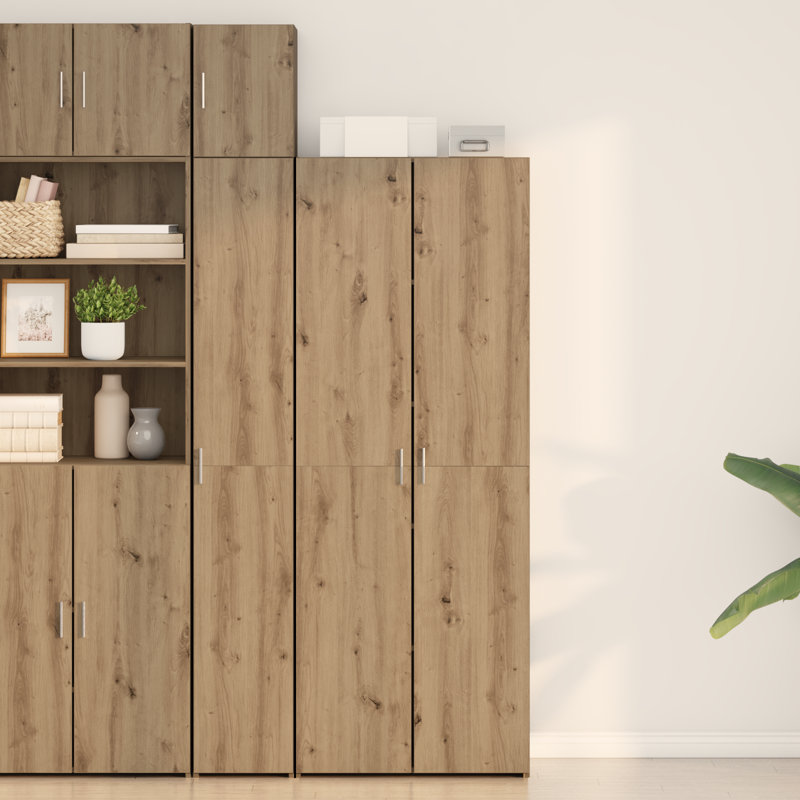 Highboard 70X42.5X185 Cm Engineered Wood, Artisan Oak