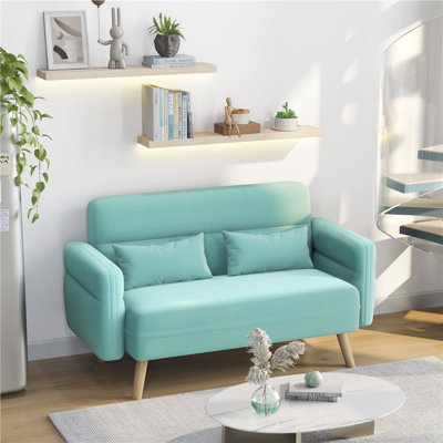 Small  2 Seater Sofa  Upholstered Loveseat