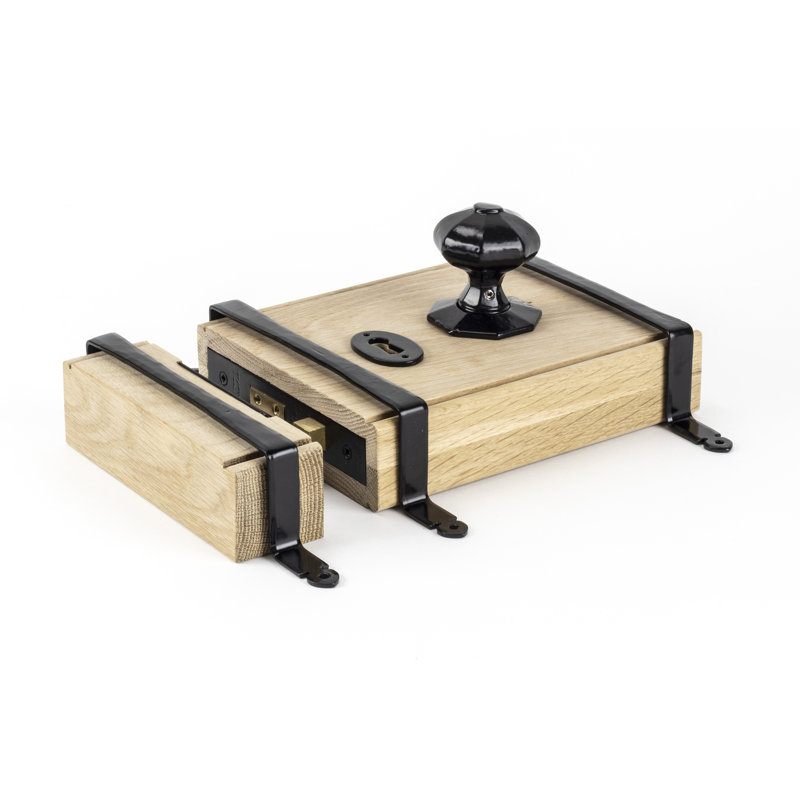 Oak Box Lock, Black