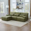 Canapé modulaire moderne de 98 po en forme de L Canapé confortable